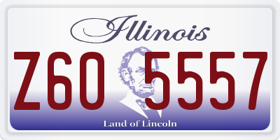 IL license plate Z605557