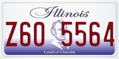 IL license plate Z605564