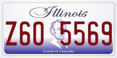 IL license plate Z605569