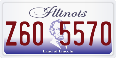 IL license plate Z605570