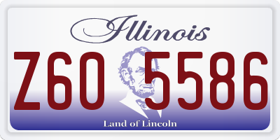 IL license plate Z605586