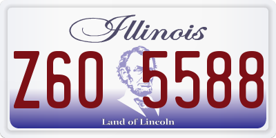 IL license plate Z605588