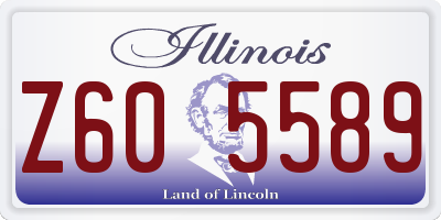 IL license plate Z605589