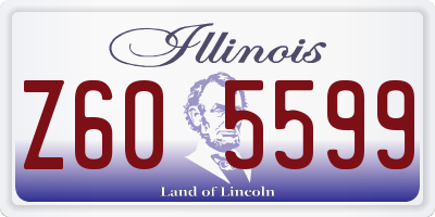 IL license plate Z605599