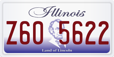 IL license plate Z605622