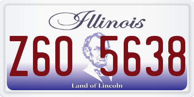 IL license plate Z605638
