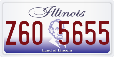 IL license plate Z605655