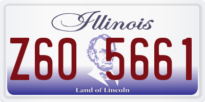 IL license plate Z605661