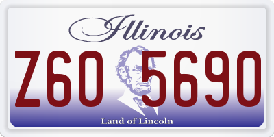 IL license plate Z605690