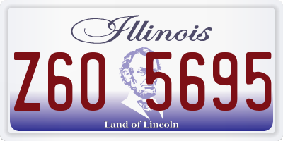 IL license plate Z605695