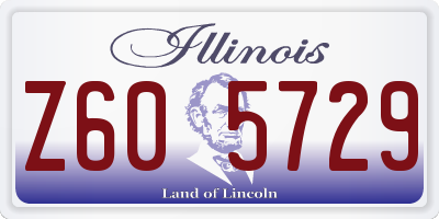 IL license plate Z605729
