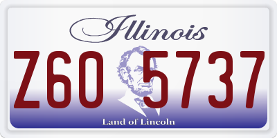 IL license plate Z605737