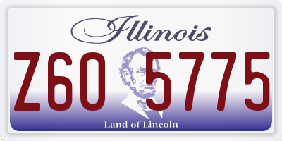IL license plate Z605775
