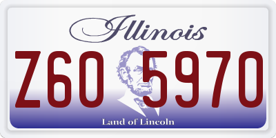IL license plate Z605970