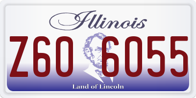 IL license plate Z606055