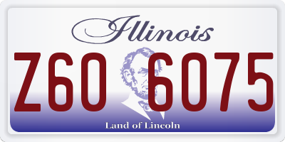 IL license plate Z606075