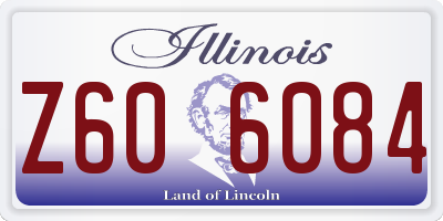 IL license plate Z606084