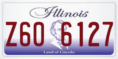 IL license plate Z606127