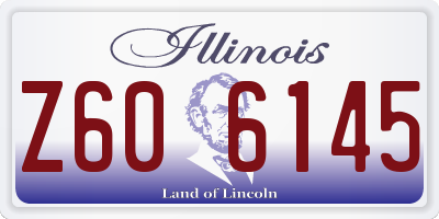 IL license plate Z606145