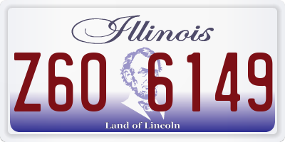 IL license plate Z606149