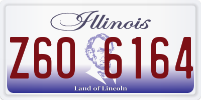 IL license plate Z606164