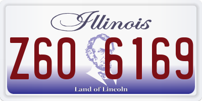 IL license plate Z606169