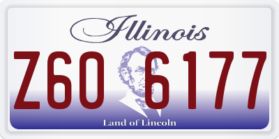 IL license plate Z606177