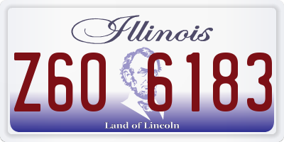 IL license plate Z606183