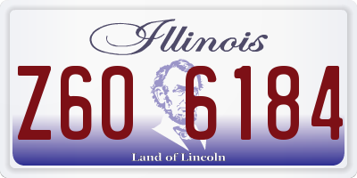 IL license plate Z606184