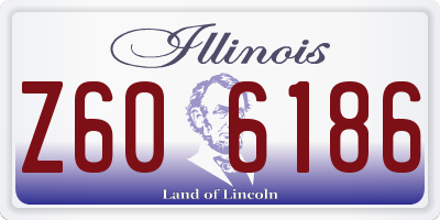 IL license plate Z606186