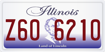 IL license plate Z606210