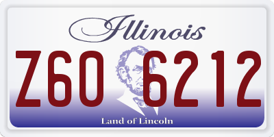 IL license plate Z606212