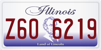 IL license plate Z606219