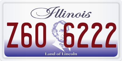 IL license plate Z606222