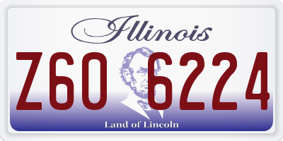 IL license plate Z606224