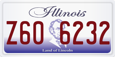 IL license plate Z606232