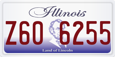 IL license plate Z606255