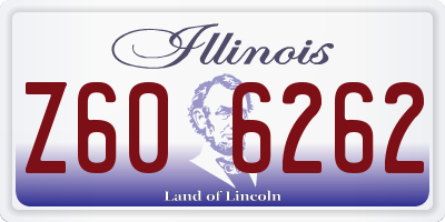 IL license plate Z606262