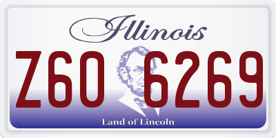 IL license plate Z606269