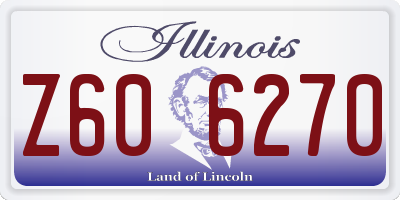 IL license plate Z606270