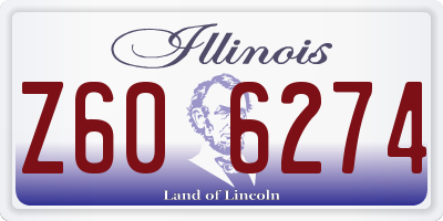 IL license plate Z606274