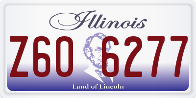 IL license plate Z606277