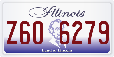 IL license plate Z606279