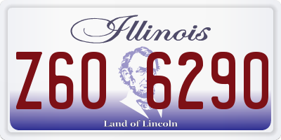 IL license plate Z606290