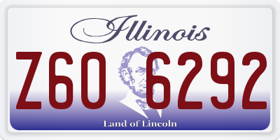 IL license plate Z606292
