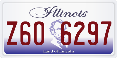 IL license plate Z606297
