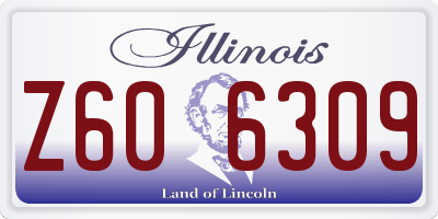 IL license plate Z606309
