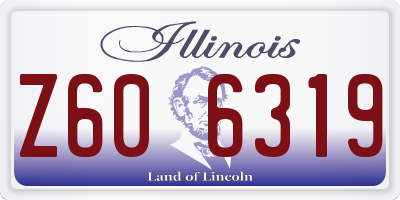 IL license plate Z606319