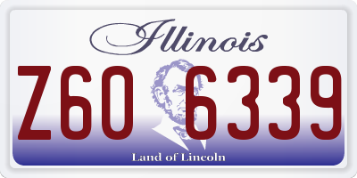IL license plate Z606339