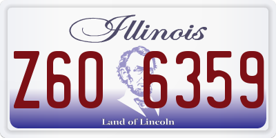IL license plate Z606359